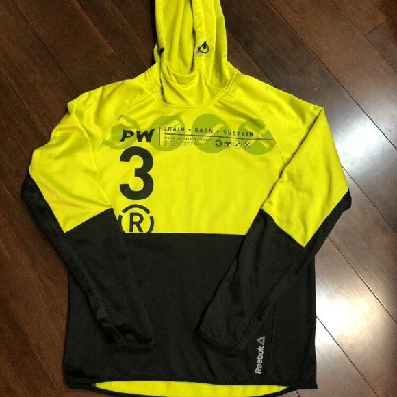 yellow reebok hoodie